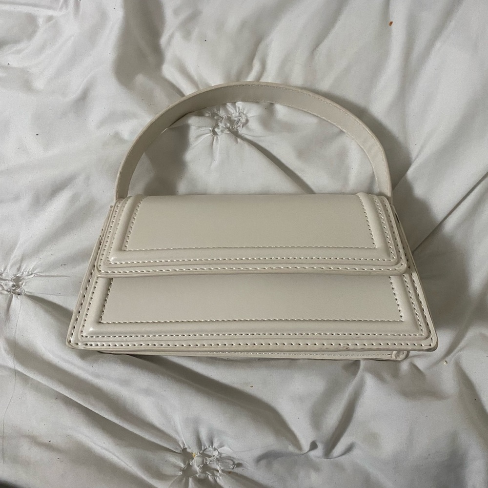 beige mini bag